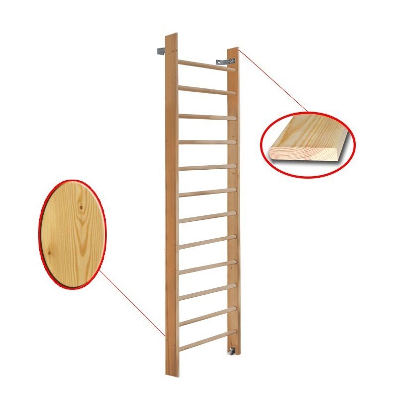 Стенка гимнастическая 260х80см массив.сосна  Pioner A15839