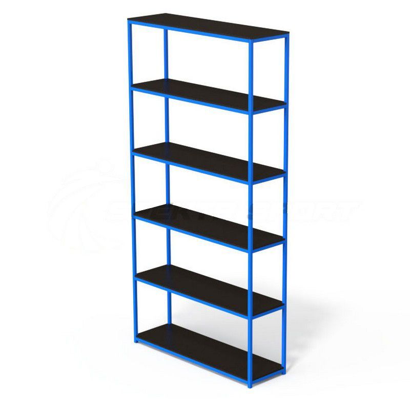 Стеллаж для спортивного инвентаря 6 полок  разборный Pioner A17200