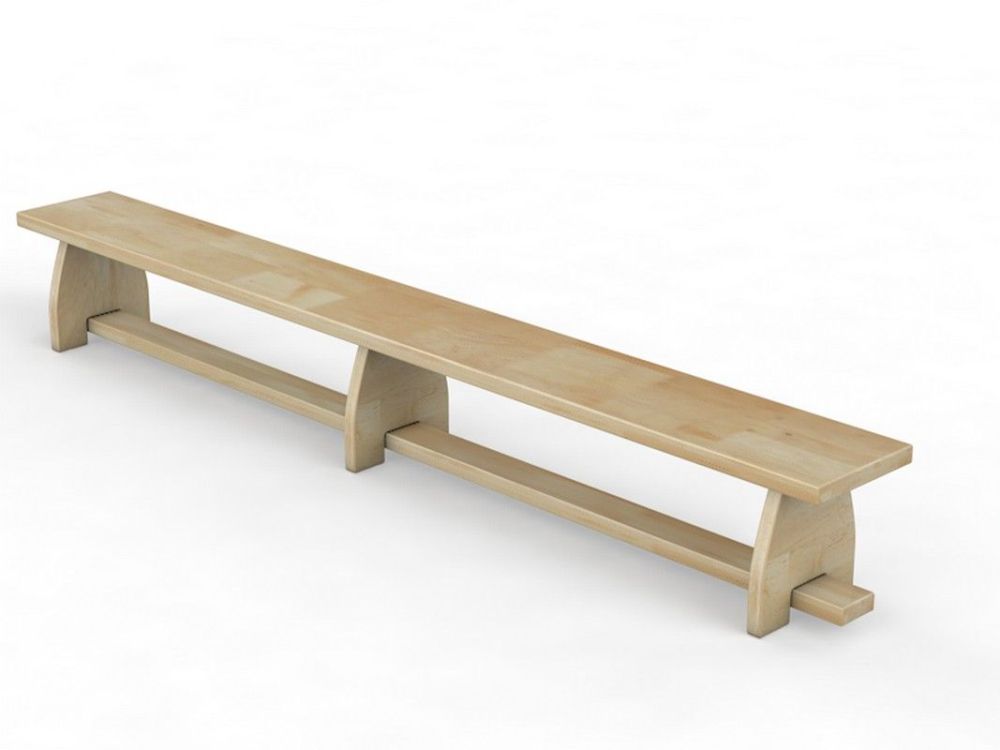 Скамейка гимнастическая с деревянными ножкамиДлина 200см Pioner A13675