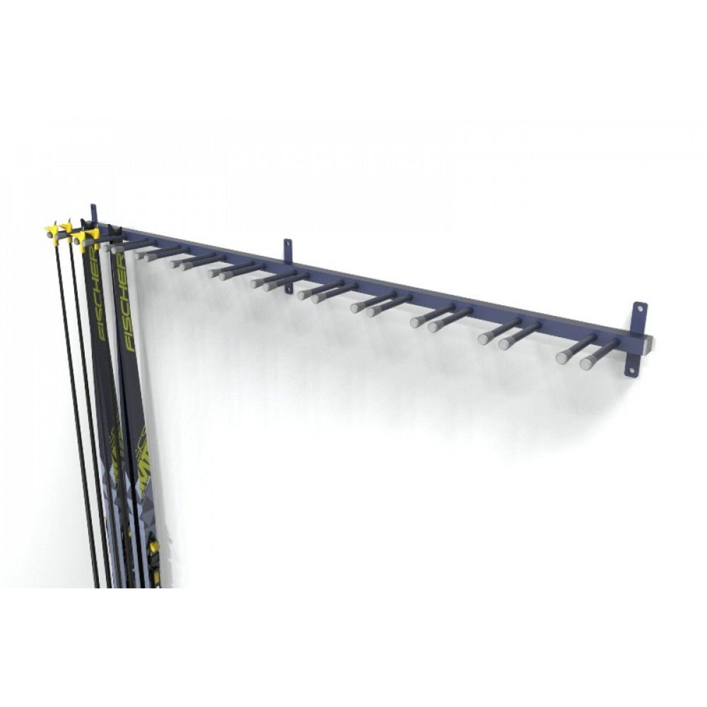 Вешалка Эконом для беговых лыж, пристенная 12х150х15см  VBLE-12