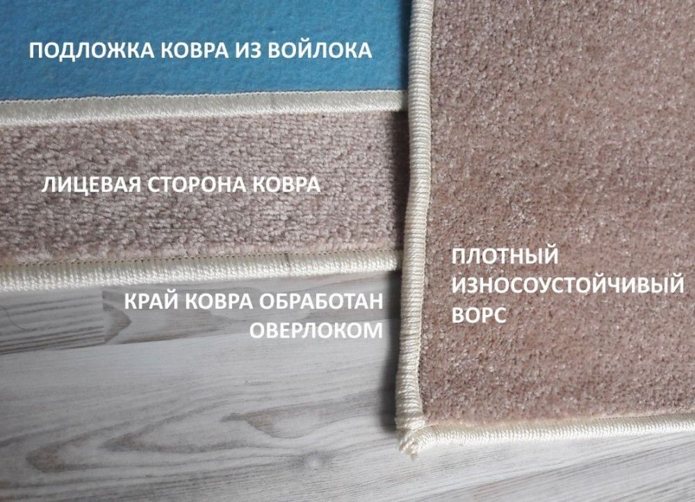 Ковер гимнастический соревновательный (толщ. 10мм. войлок+полиамид) 14х14м  Pioner A12575