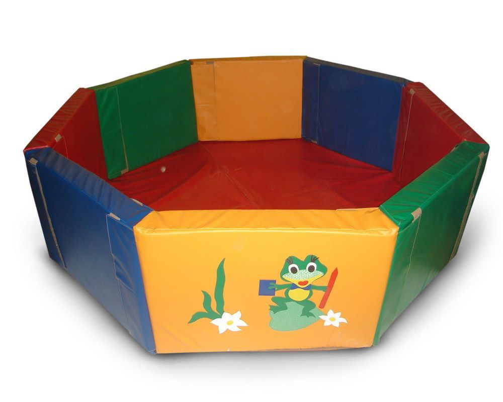 Сухой бассейн разборный восьмиугольный расчитан на 800 шариков  Pioner A11100