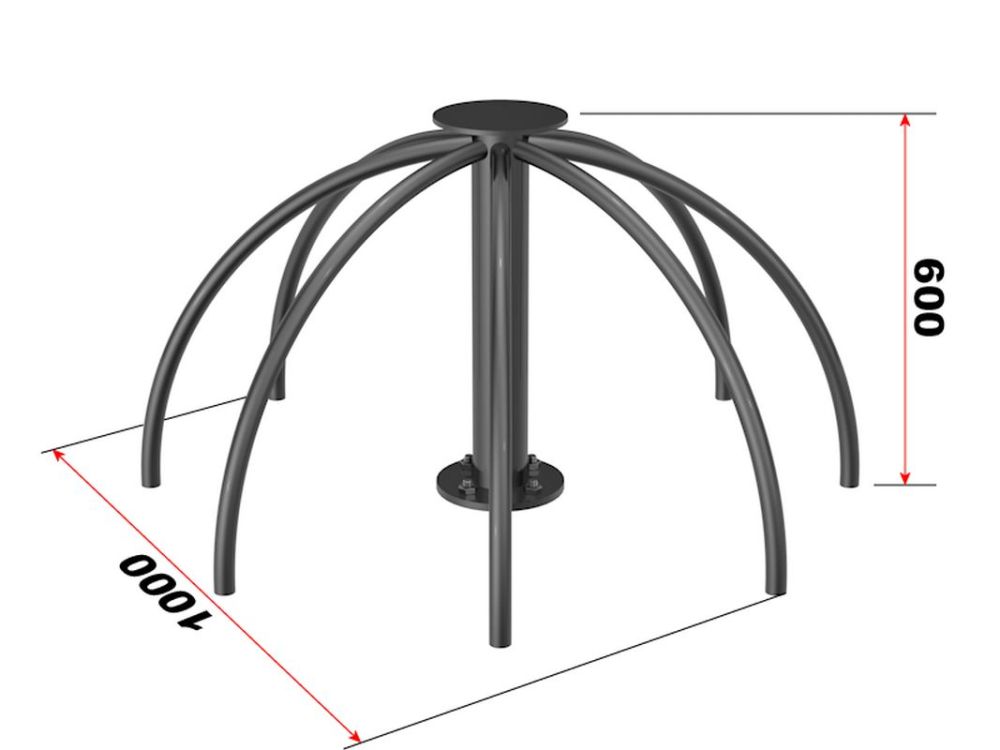 Велопарковка  на 8 мест  Pioner A10113