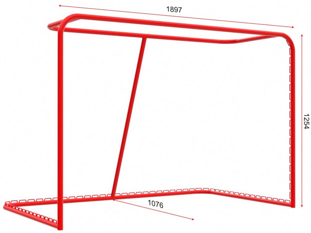 Ворота хоккейные тренировочные из трубы D=34 мм  Pioner A13758