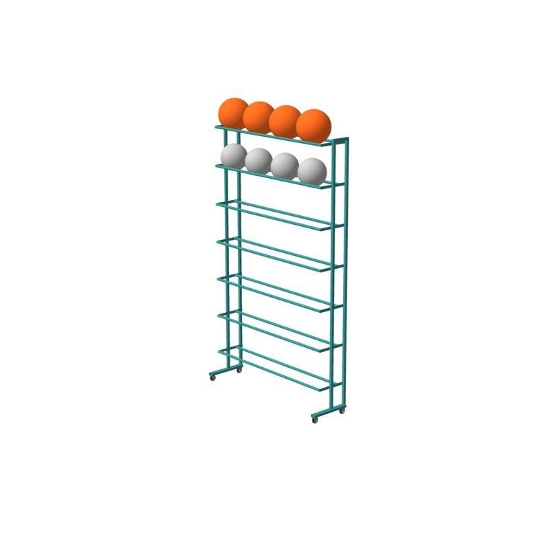 Стеллаж для хранения мячей односторонний\металл  Pioner A13072