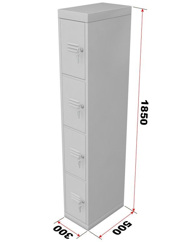 Шкаф для раздевалок металлический  Pioner A16263