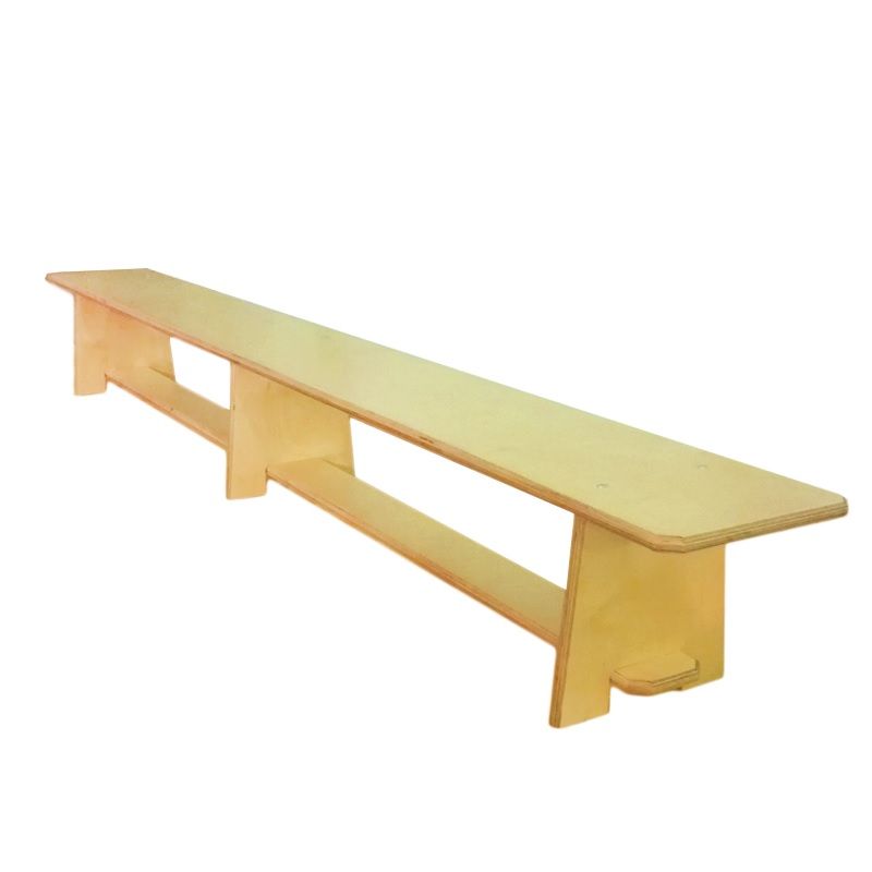 Скамейка гимнастическая 200см ЭКО фанерная, ножки фанера  Pioner A12819