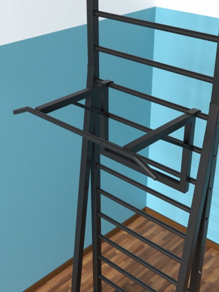 Шведская стенка напольная разборная  с турником Pioner A16193