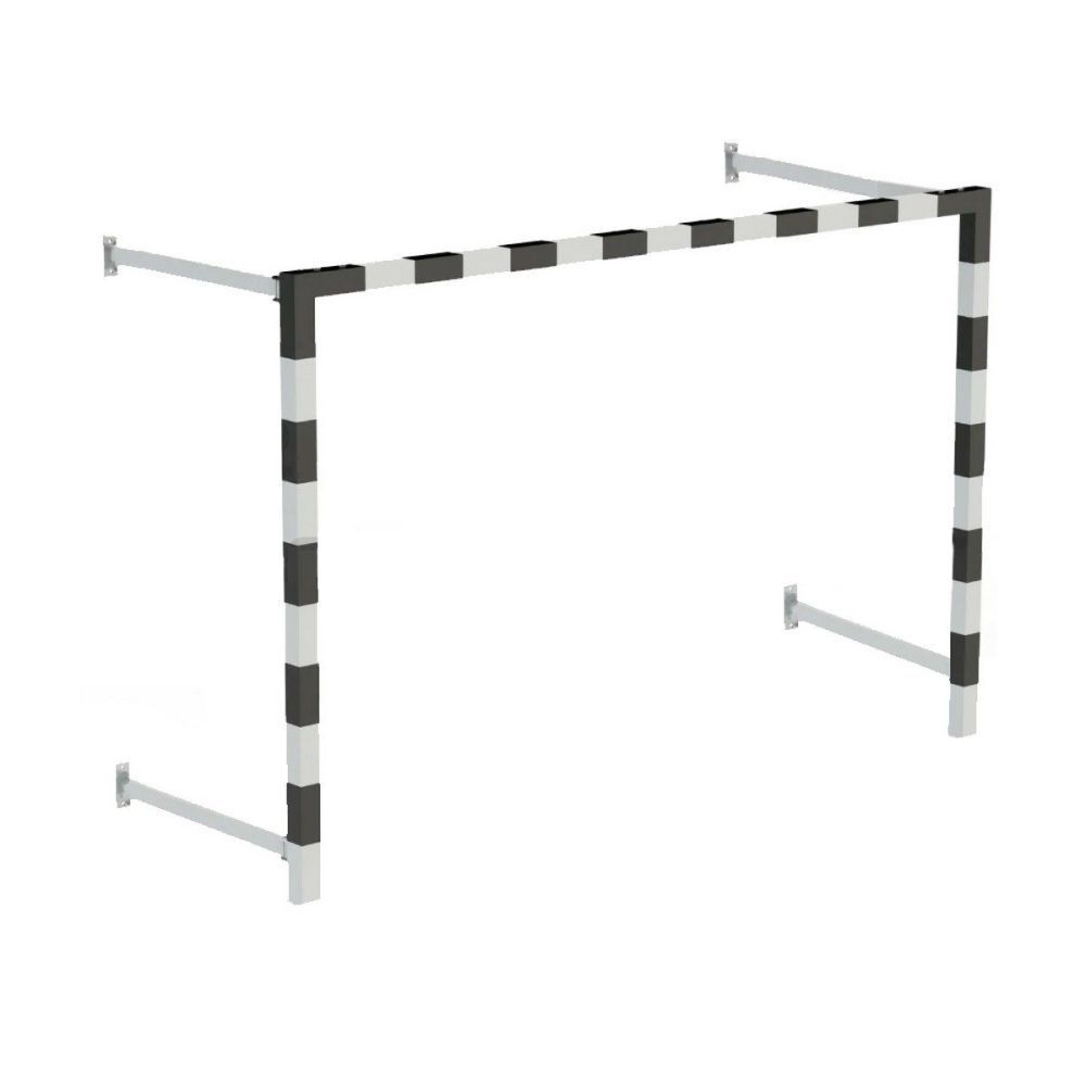 Ворота мини-футбольные пристенные без сетки 200х300х50см Pioner A14419