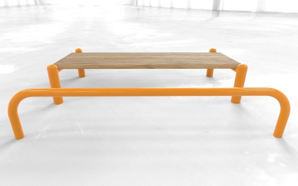 Лавочка Воркаут для пресса с упором для ног Pioner A17330