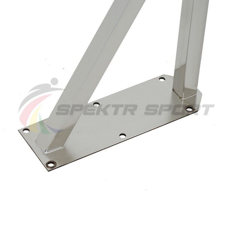 Стойка балетного станка двухрядного напольная   нерж. сталь Pioner A14142