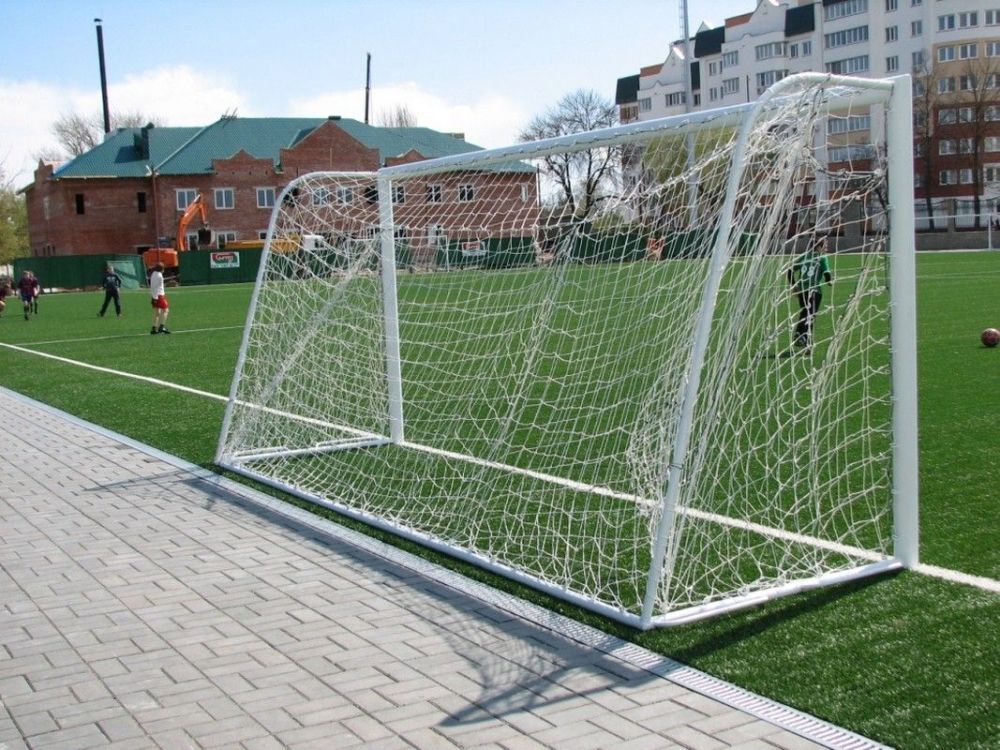 Ворота футбольные 7,32х2,44 м переносные  (пара) Pioner A12581