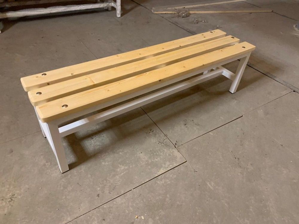 Скамейка для раздевалки без спинки, 100см Pioner A16373