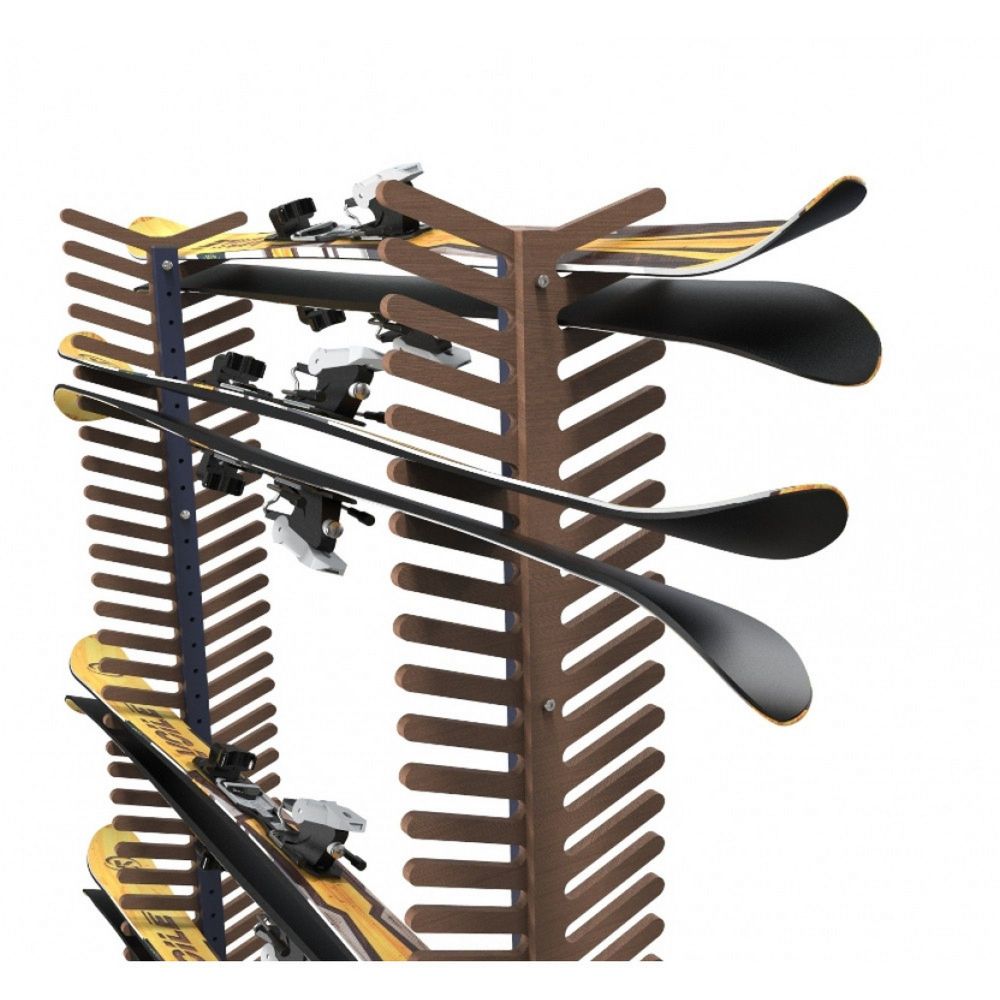 Стеллаж Стандарт для лыж фрирайда, двухсторонний 205х127х50см  SSF-76