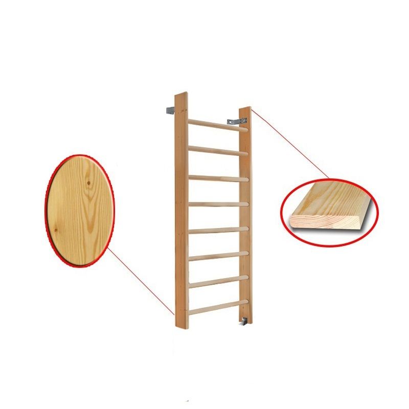 Детская стенка гимнастическая 180х70см массив.сосна  Pioner A15821