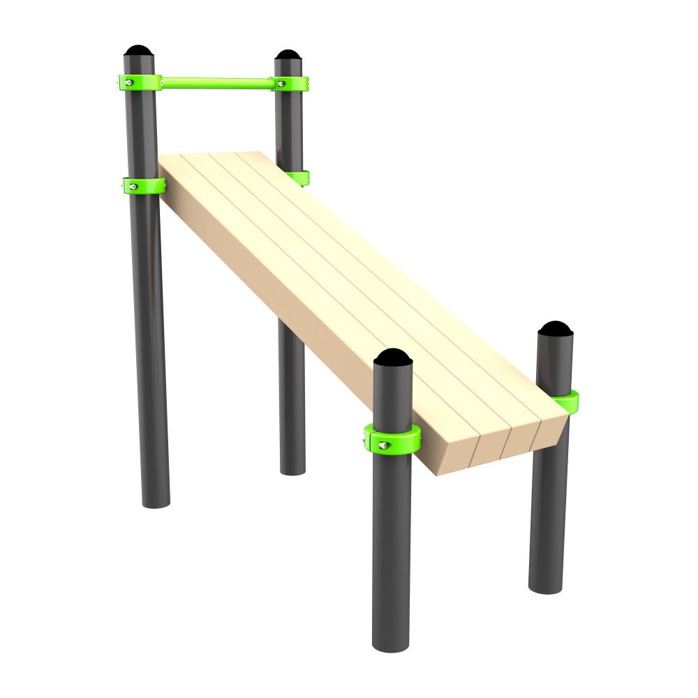 Воркаут Наклонная скамья для упражнений на пресс  Pioner A17512