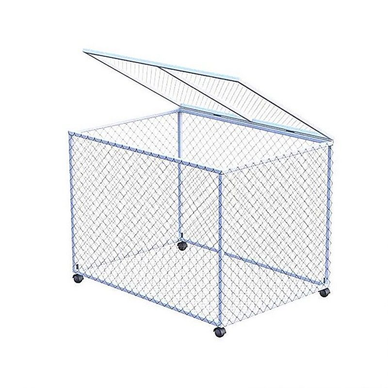 Корзина для хранения мячей передвижная металл, разборная  (сетка) Pioner A14062