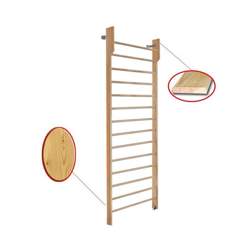 Стенка шведская 3000х1000 с турником (массив.сосна)  Pioner A15788