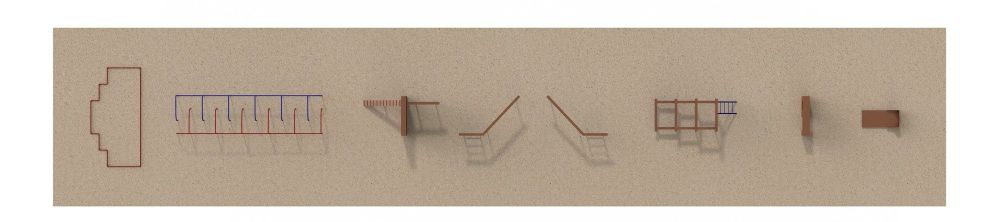 Военизированная полоса препятствий  Pioner A16570