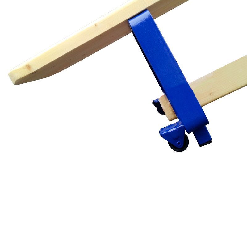 Скамейка гимнастическая клееное дерево 200х23х30 см, на колесиках  Pioner A13130