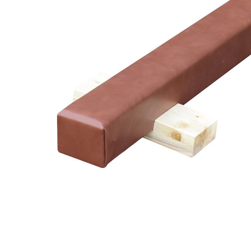 Бревно гимнастическое напольное мягкое 5 м, на деревянных опорах