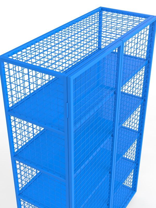 Стеллаж для спортивного инвентаря закрытого типа  Pioner A13609