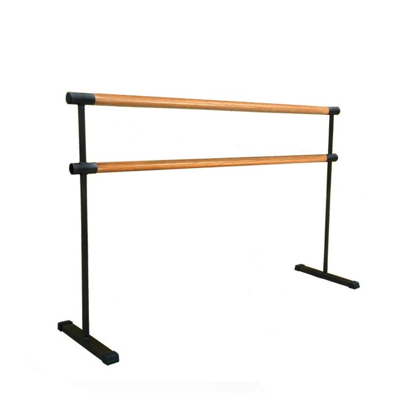 Мобильный хореографический станок двухрядный поручни из бука 150 см  Pioner A12757