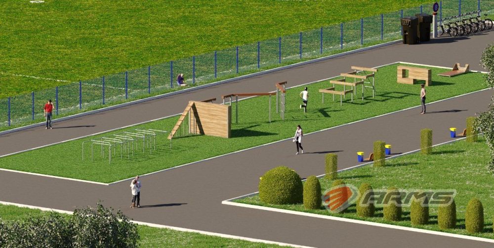 Универсальная полоса препятствий  Pioner A15587