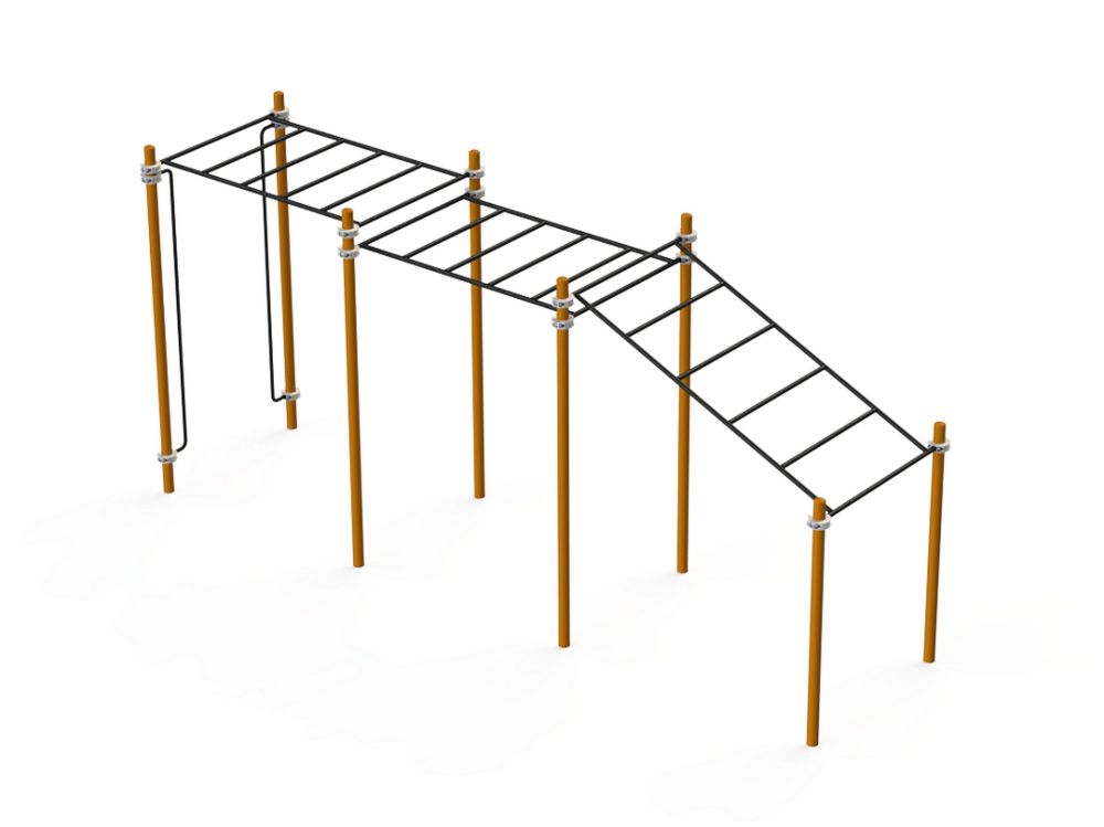 Рукоход Воркаут с изменением высоты Pioner A17278