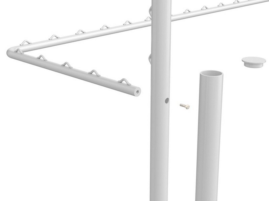 Ворота футбольные со стойками натяжения сетки, разборные (2х5 м)  шт Pioner A13835