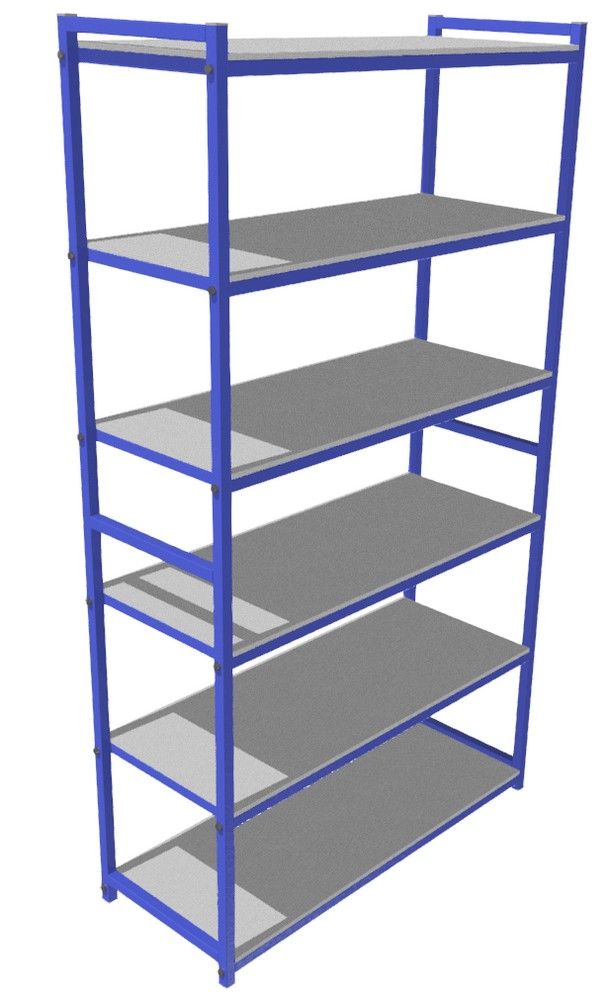 Стеллаж для хранения спортивного инвентаря 100х40х180 см Pioner A17880