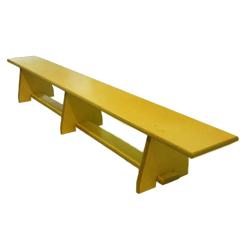 Скамейка гимнастическая 200см фанерная, ножки фанера  Pioner A12811