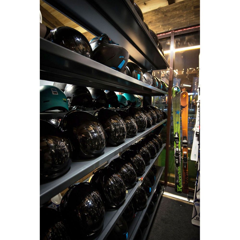 Стеллаж Премиум для шлемов, односторонний 219х243х45см  SHP-80