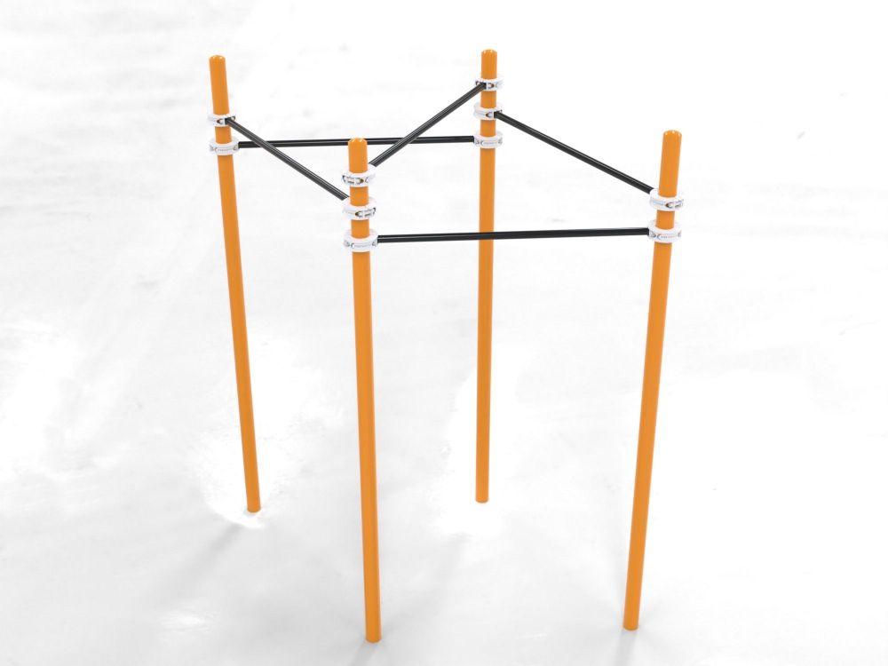 Двойной треугольник из турников для Воркаут  Pioner A17255