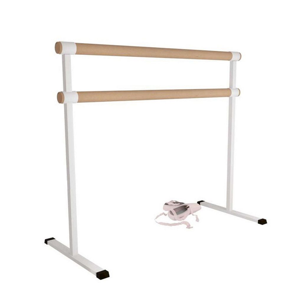 Балетный станок двухрядный разборный  1 метр Бук белый Pioner A14005