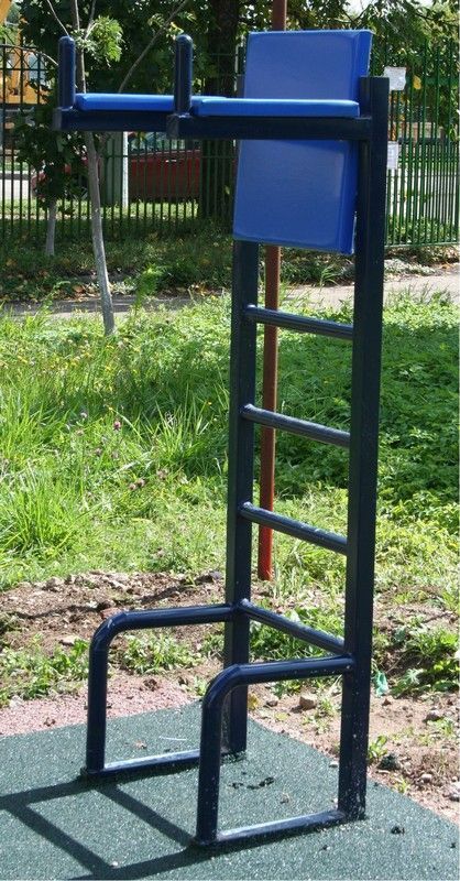 Брусья гимнастические со спинкой уличные  Pioner A15762