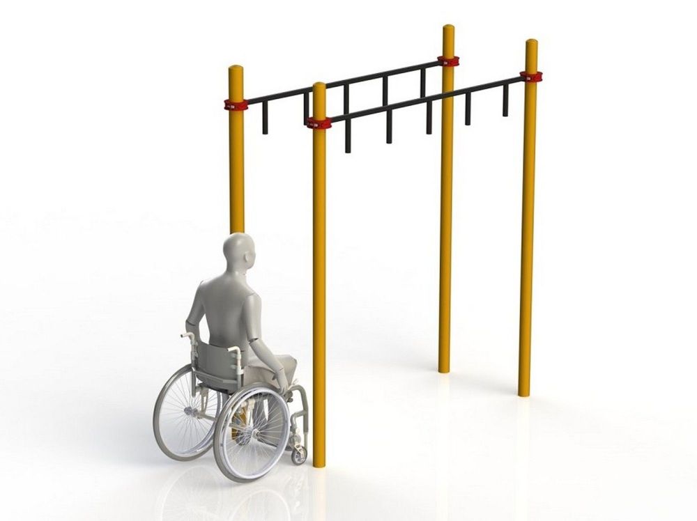 Рукоход параворкаут Молот   Pioner A11829