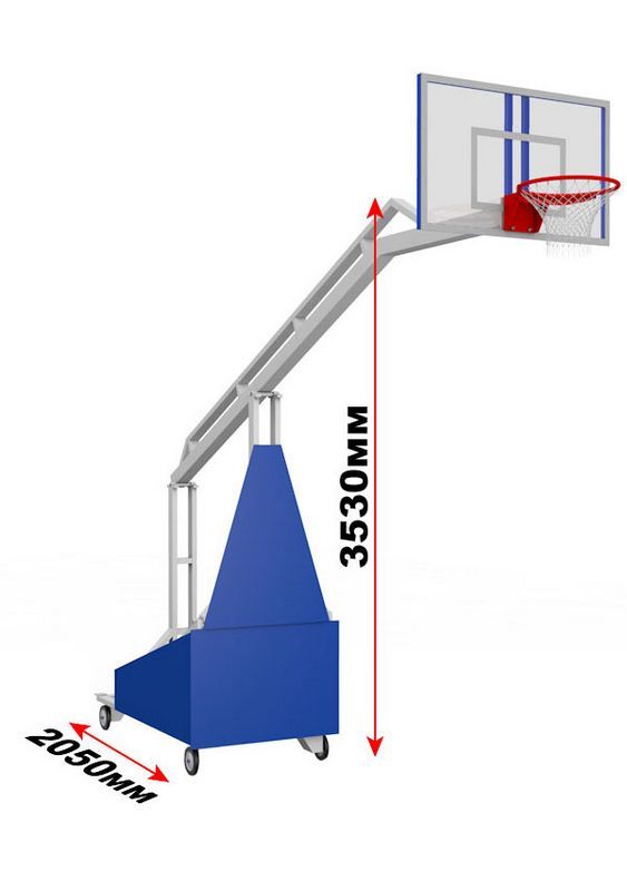 Стойка мобильная складная с пультом управления, вынос 3,25 м  Pioner A13470