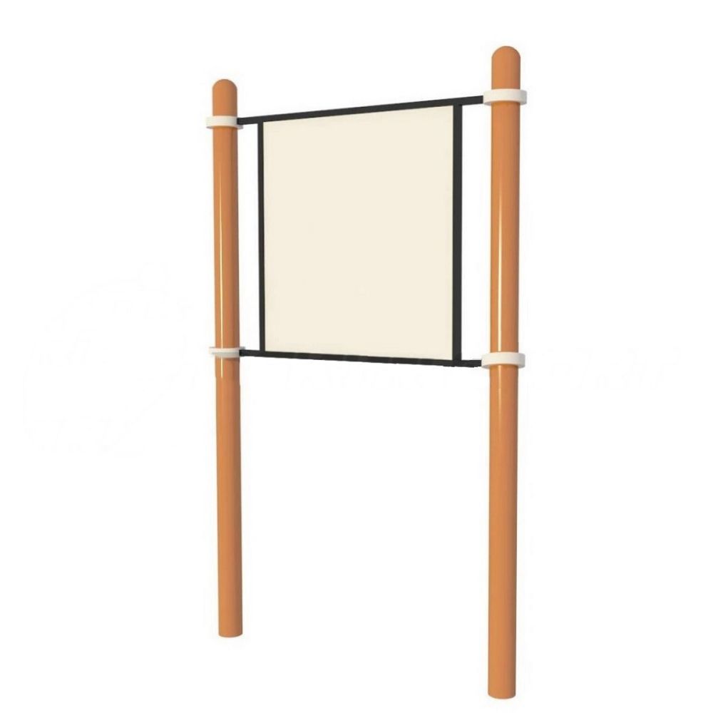 Информационный стенд для сдачи нормативов с металлическим полем 1х1 м Pioner A11033