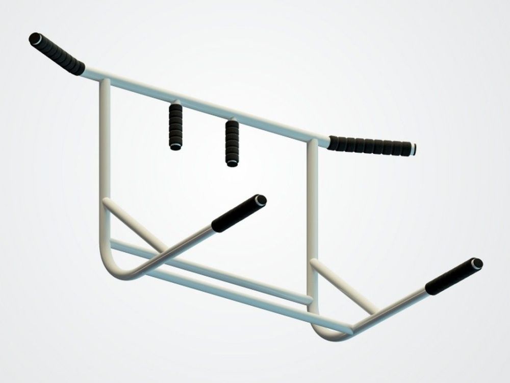 Турник настенный  2 в 1 серый Pioner A17180