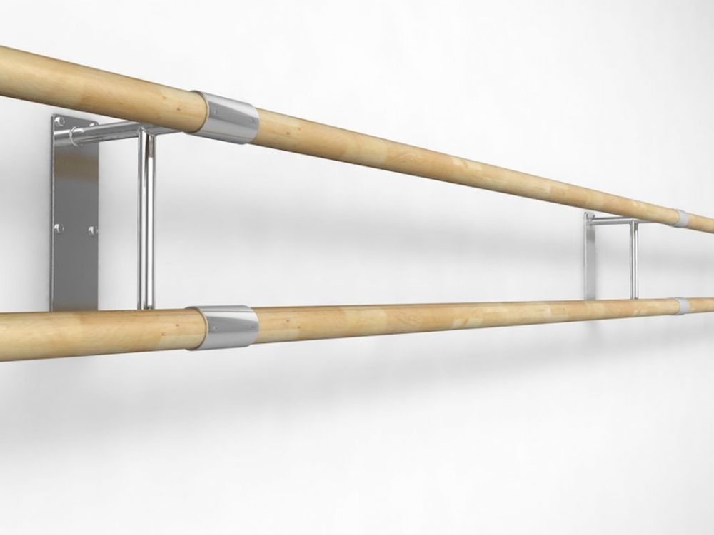 Двухрядный наcтенный кронштейн, нержавеющая сталь  Pioner A13694