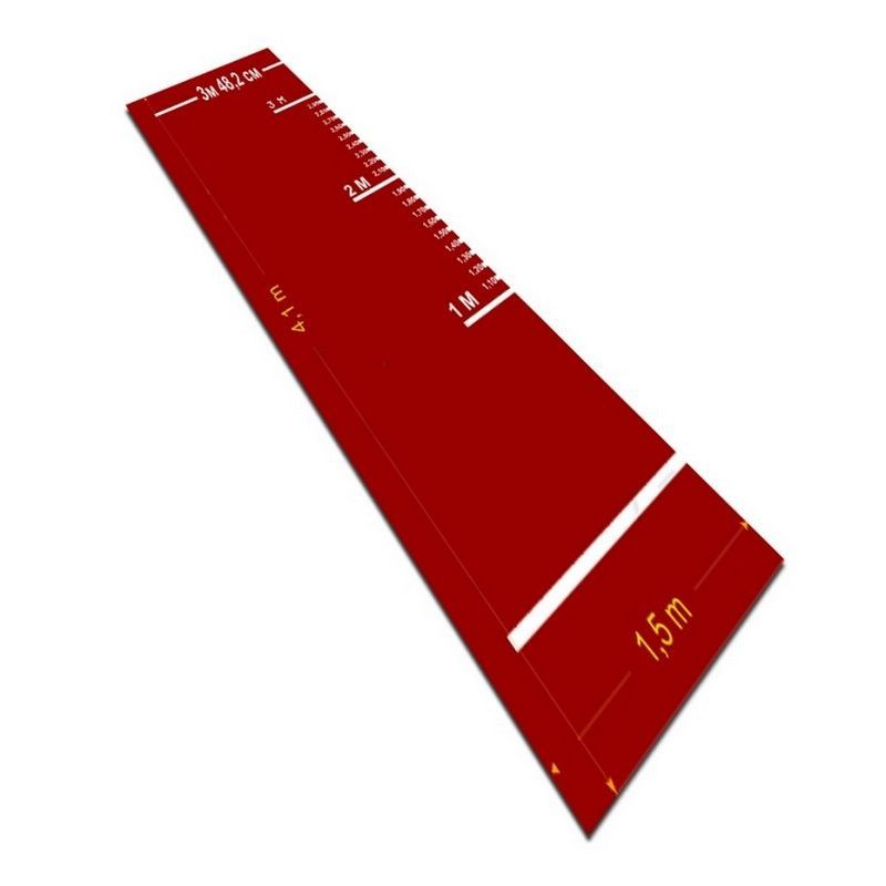 Дорожка для прыжков в длину с места 410х150х1 см, с разметкой  Pioner A15188