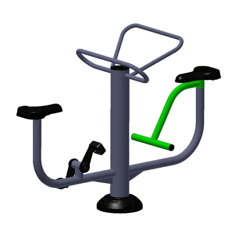 Уличный тренажер взрослый Вело + Твист для двоих Pioner A16992