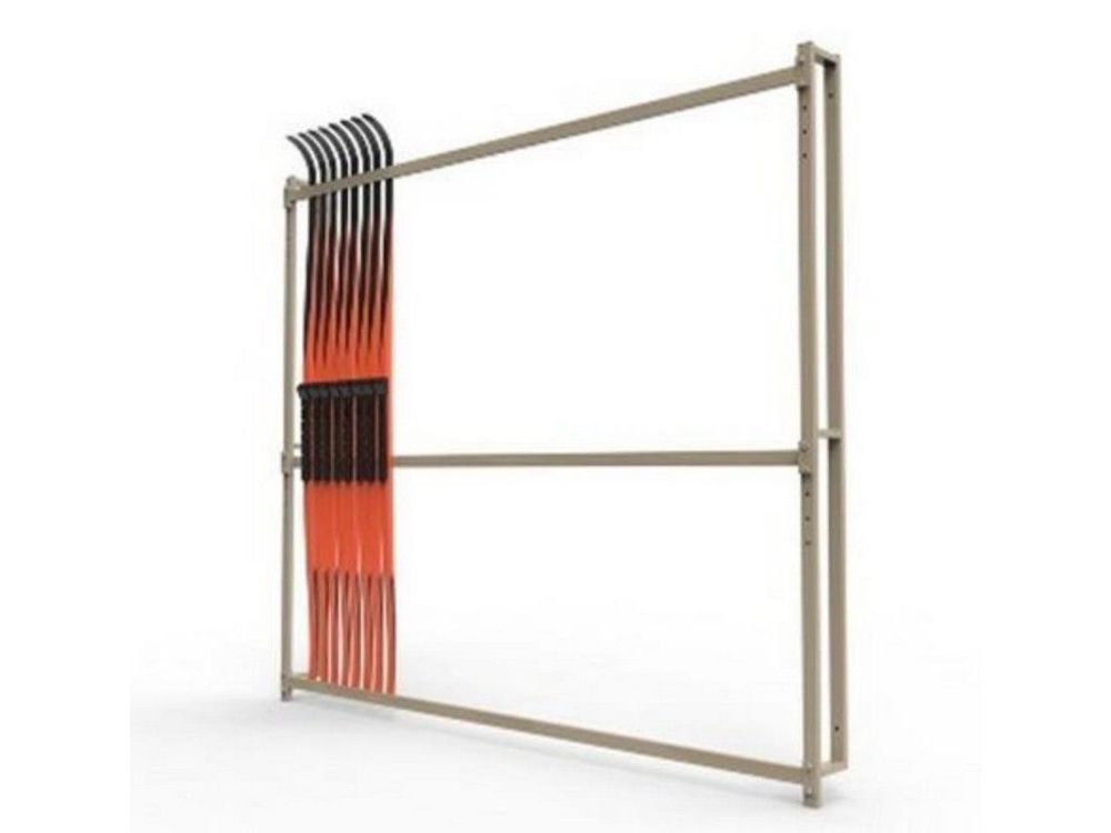 Стеллаж для лыж односторонний пристенный на 21 пару  Pioner A14398