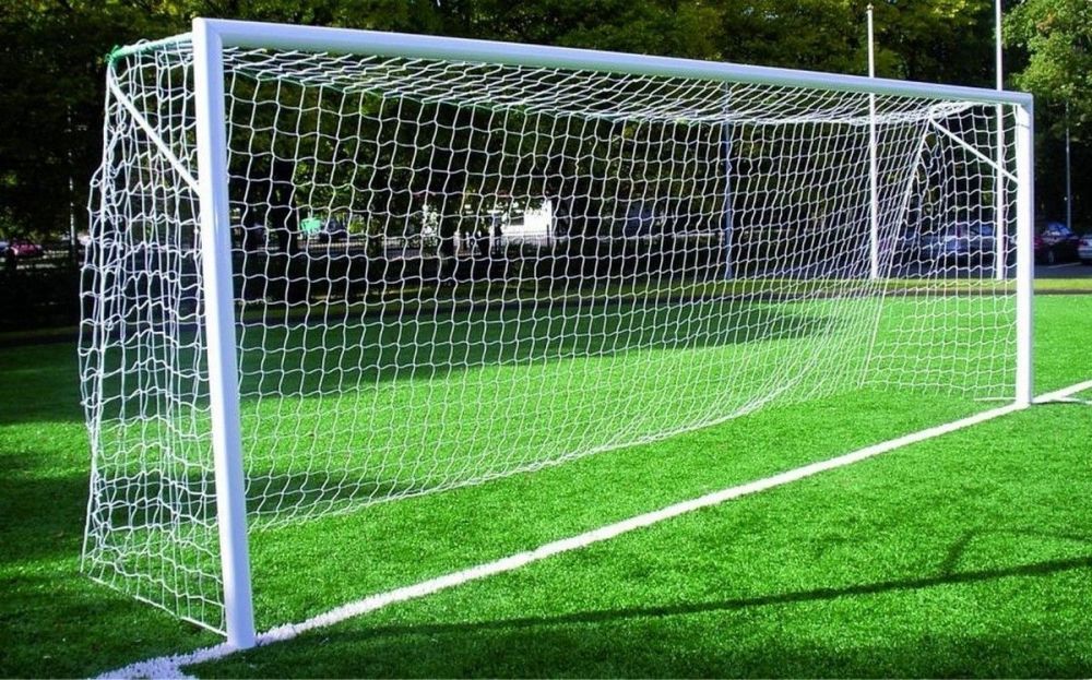 Ворота футбольные 7,32х2,44 м стационарные (пара)  Pioner A12577