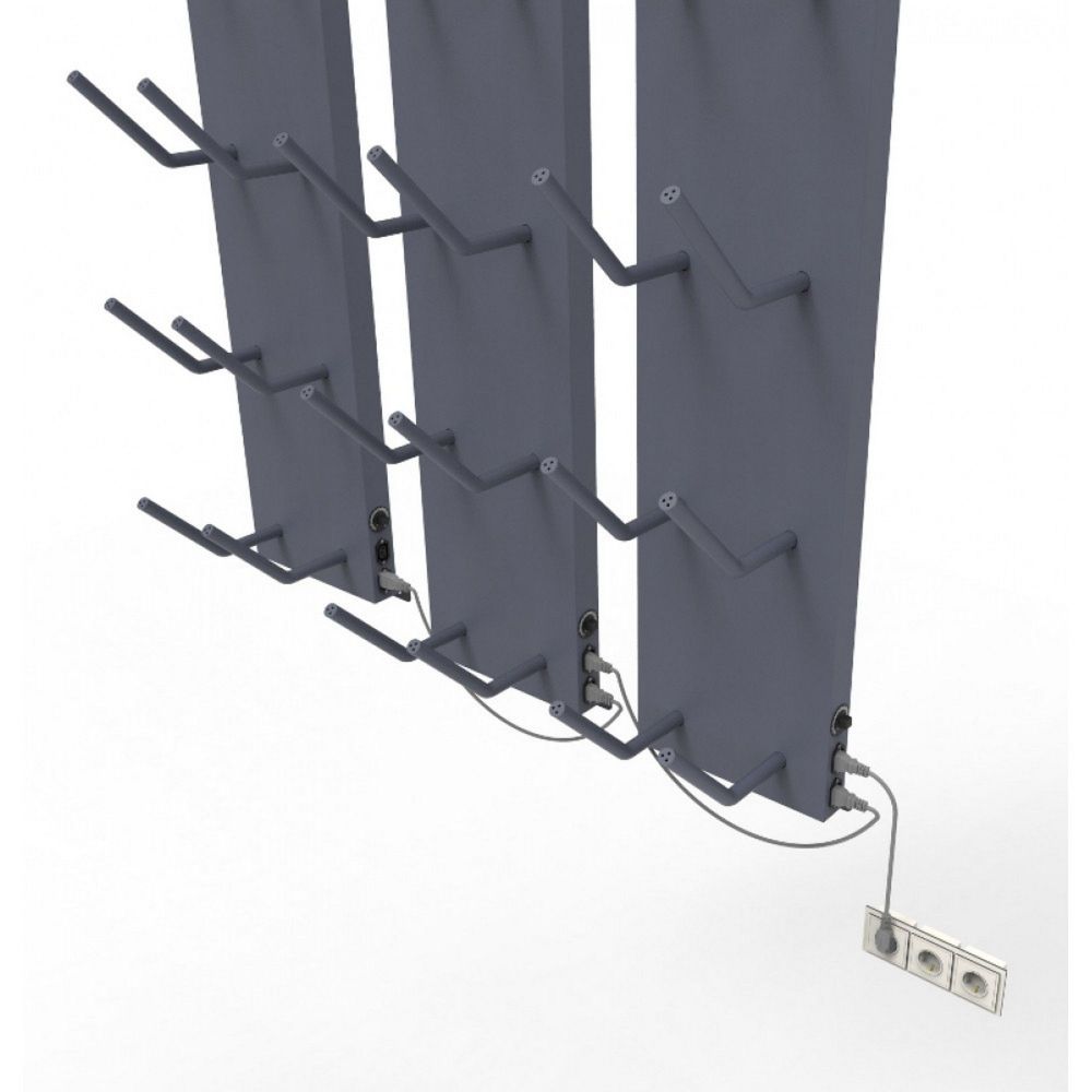 Инфракрасный сушильный стеллаж СЛ3-Эко для обуви, односторонний 86,5х32х31см  IKS-3