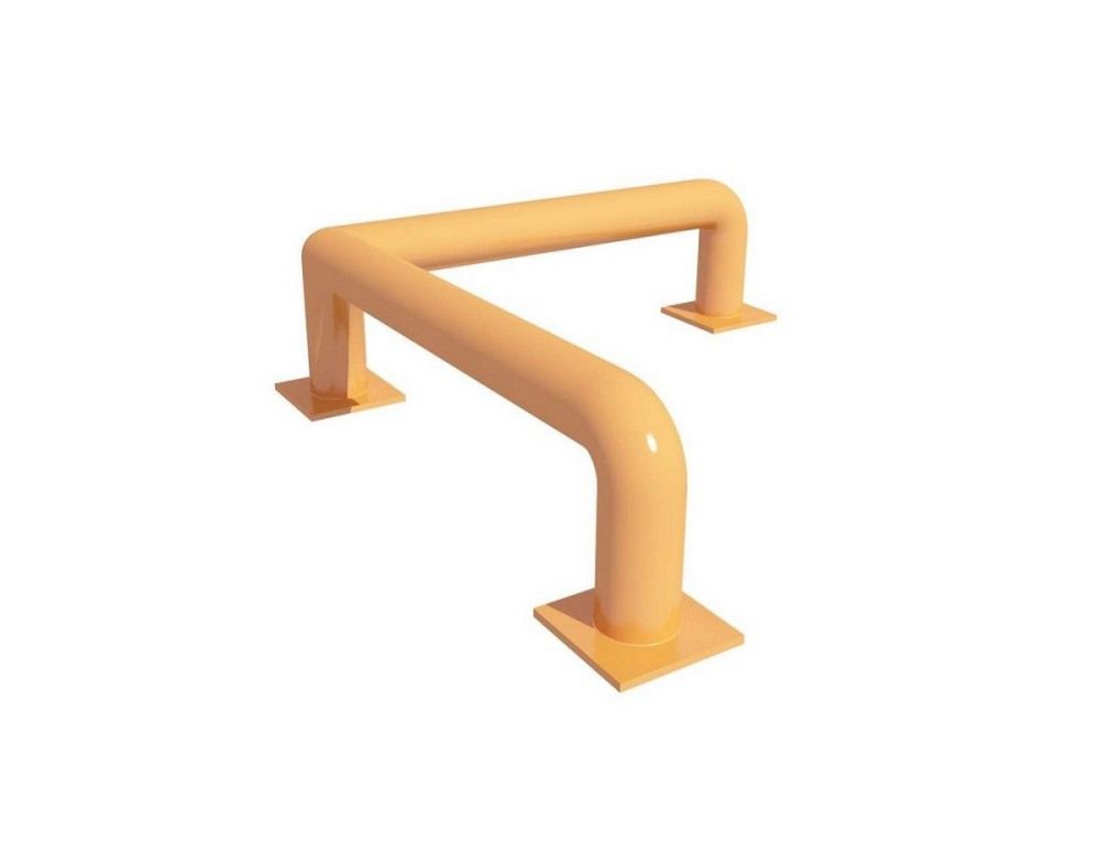 Колесоотбойник угловой d76 mm  Pioner A11043