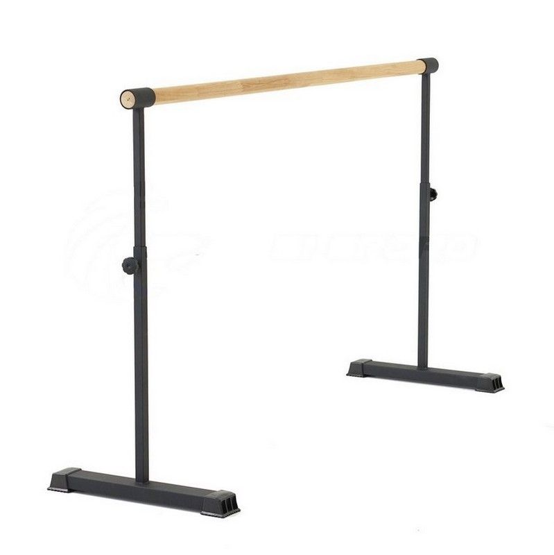 Переносной хореографический станок однорядный (опоры - нерж. сталь)   Бук Pioner A14253