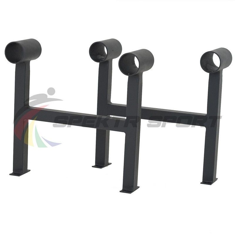 Хореографический станок пристенный двухрядный   Дуб Pioner A13996