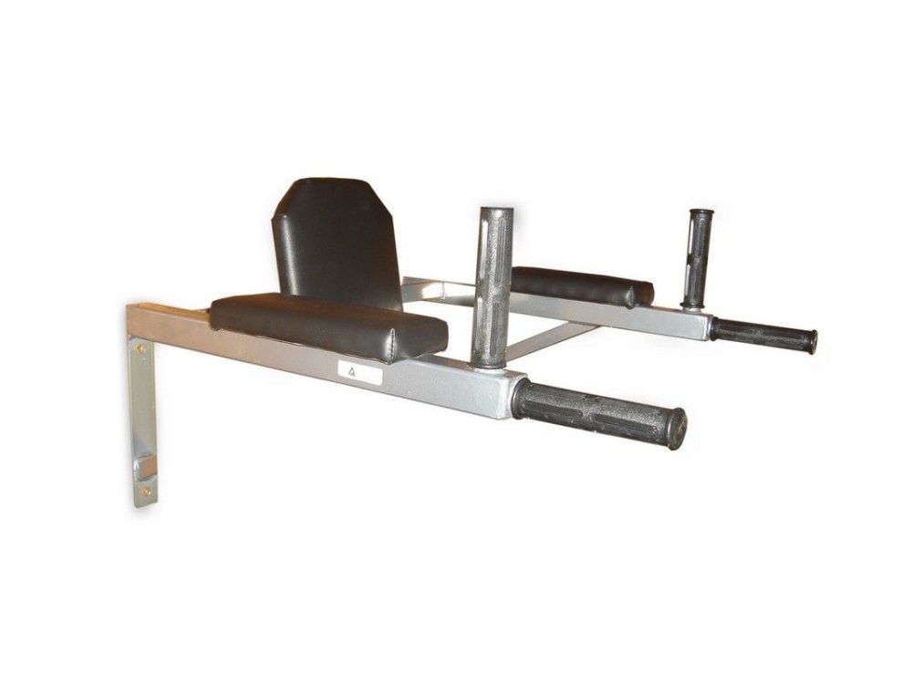 Брусья настенные со спинкой и подлокотниками цельносварные Pioner A17860